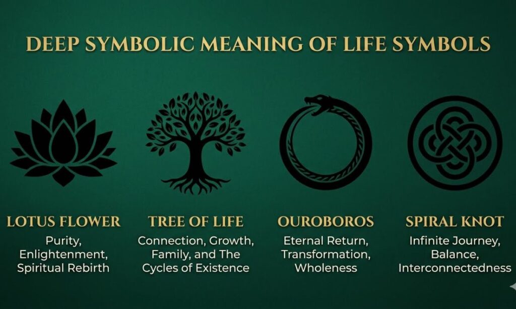 Deep Symbolic Meaning of Life Symbols