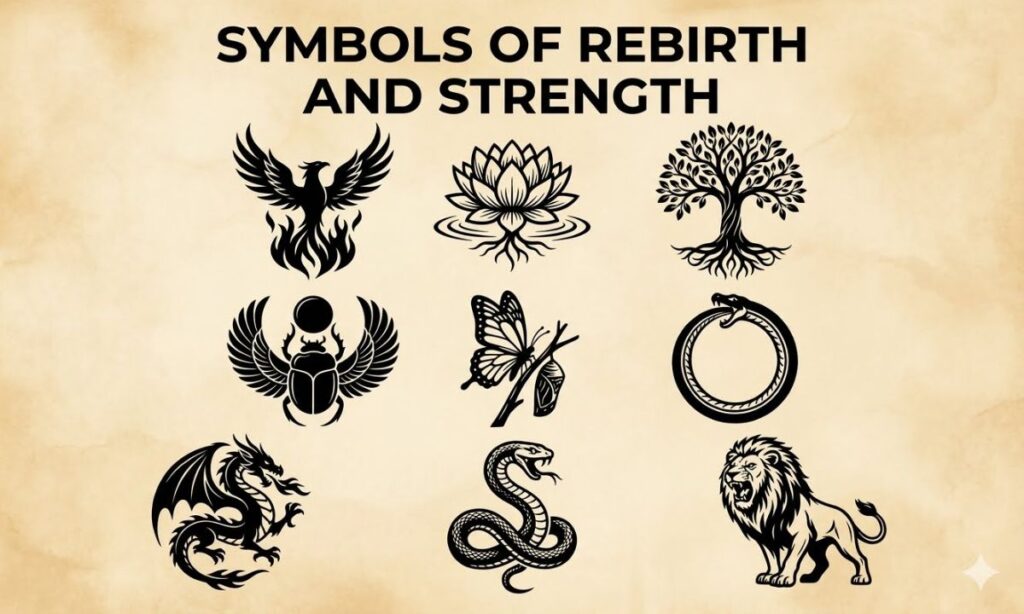 Symbols Of Rebirth And Strength