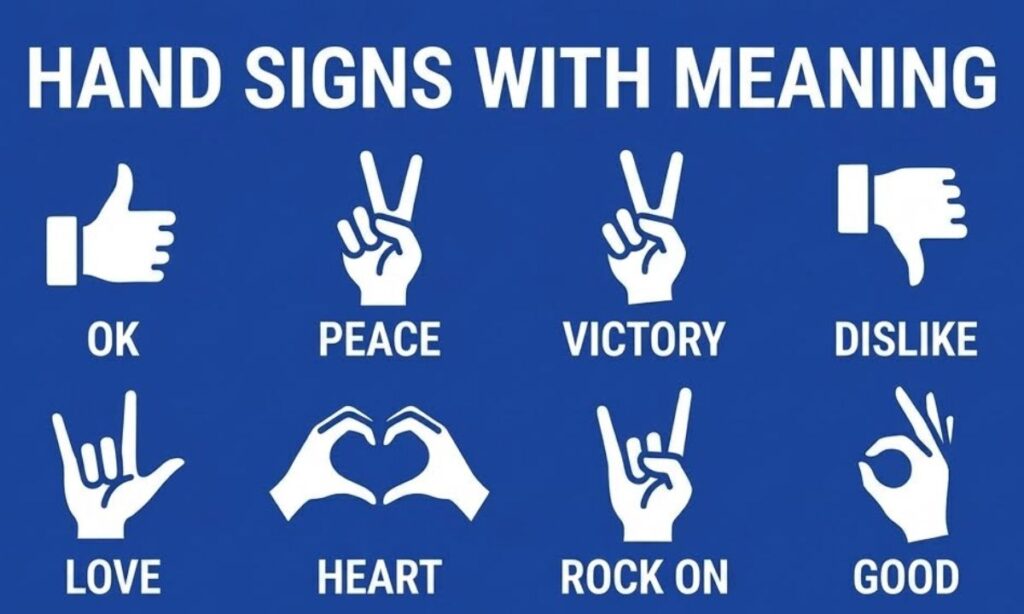 Hand Signs With Meaning