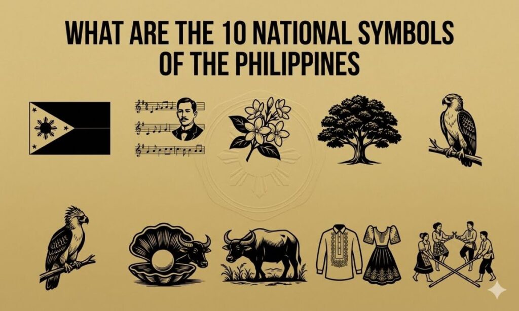 What are the 10 national symbols of the Philippines
